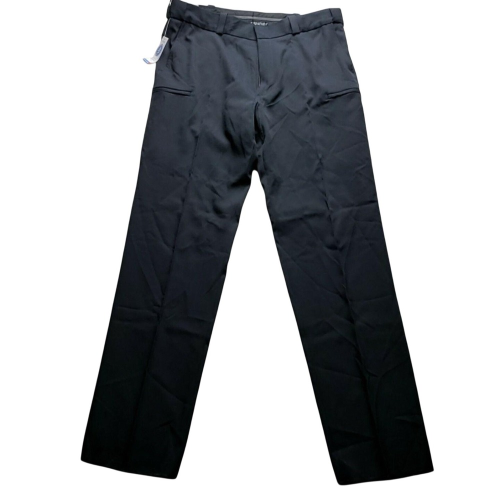 Spiewak Dress Pants Mens 41x38 Blue Microfiber Sorbtek TruTemp 365 Big & Tall